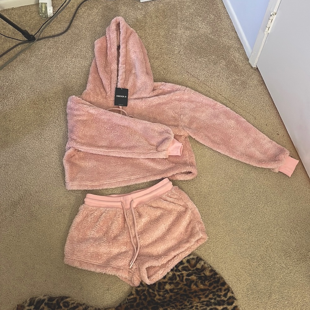 Pink cozy pajamas